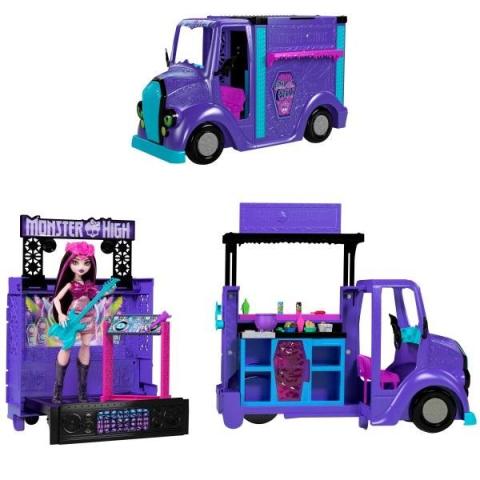 Monster High. Zestaw Koncertowy Food Truck + Lalka
