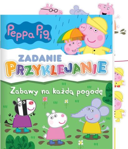 Peppa Pig. Zadanie Przyklejanie