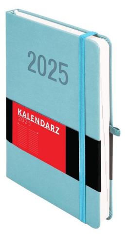 Kalendarz 2025 A5 Memofix DNS błękitny