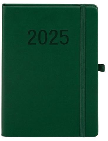 Kalendarz 2025 A5 Memofix TDW zielony