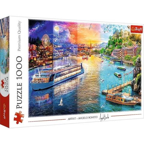 Puzzle 1000 Rejs po rzece TREFL