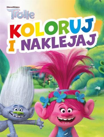 Koloruj i naklejaj! Trolle