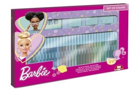 Barbie - Pieczątki i pisaki 36 kolorów