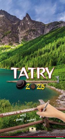 Kalendarz 2025 paskowy szeroki Tatry