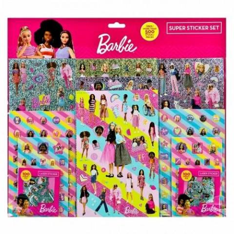 Zestaw naklejek Barbie 500szt