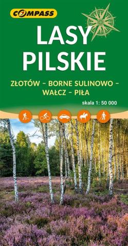 Mapa - Lasy Pilskie 1:50 000