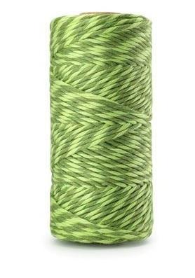 Sznurek bawełniany 3mm 100m twist limon - zielony