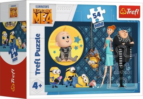 Puzzle 54 mini - Z Minionkami fajnie jest! 4 TREFL