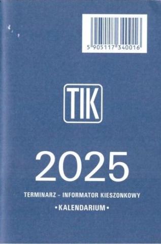 Kalendarz 2025 Wkładka TIK