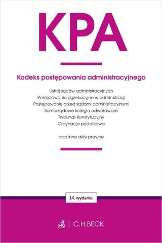 KPA. Kodeks postępowania administracyjnego w.14