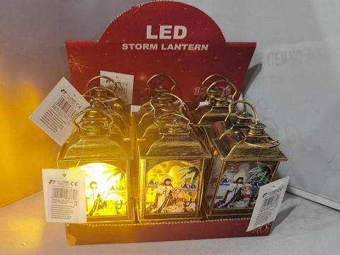 Lampion LED świąteczny