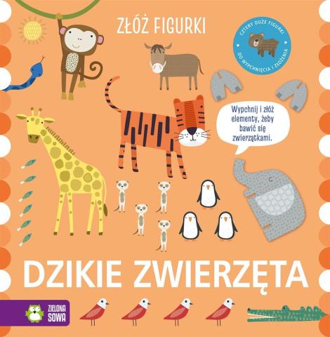 Złóż figurki. Dzikie zwierzęta