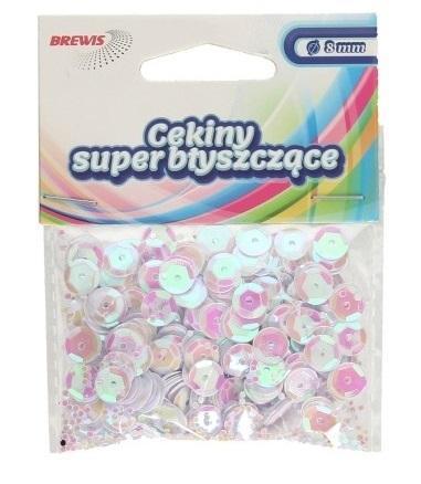 Cekiny 8mm super kolor