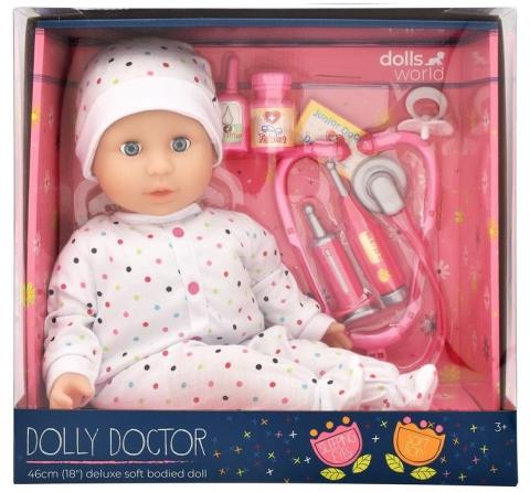 Dolls World Lalka Dolly Doctor 46cm