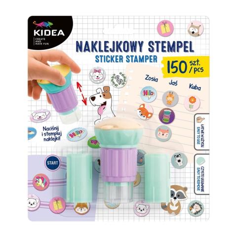 Naklejkowy stempel KIDEA