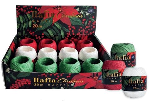 Rafia 20m Christmas (12szt)