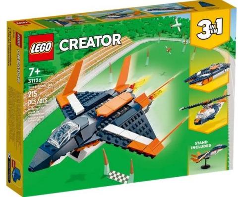 LEGO(R) CREATOR 31126 (8szt) Odrzutowiec naddźwiękow