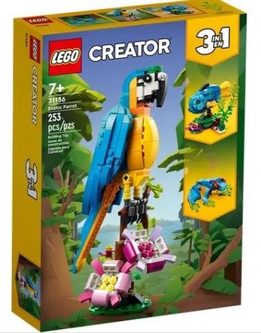 LEGO(R) CREATOR 31136 (6szt) Egzotyczna papuga