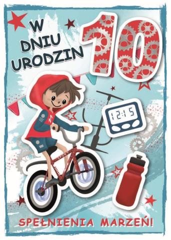 Karnet urodziny 10