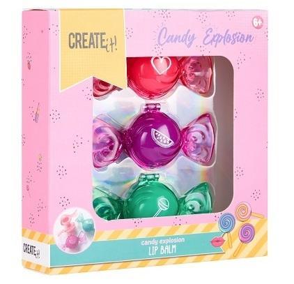 Balsam do ust Candy cukierek 3szt CREATE IT!