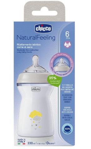 Butelka plastik NaturalFeeling 330ml 6m+