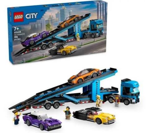 LEGO(R) CITY 60408 (3szt) Laweta z samochodami sport