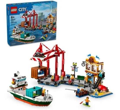 LEGO(R) CITY 60422 (3szt) Port ze statkiem towarowym