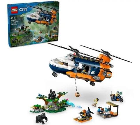 LEGO(R) CITY 60437 (4szt) Helikopter badaczy dżungli