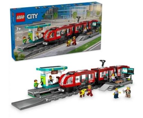 LEGO(R) CITY 60423 (3szt) Tramwaj miejski ze stacją