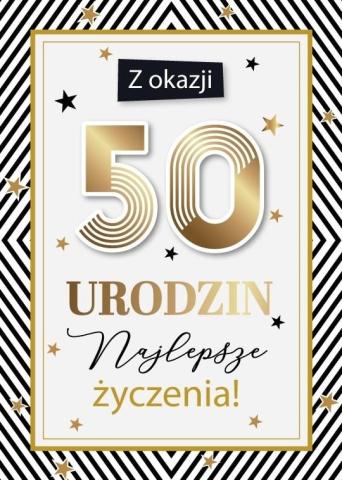 Karnet Urodziny 50