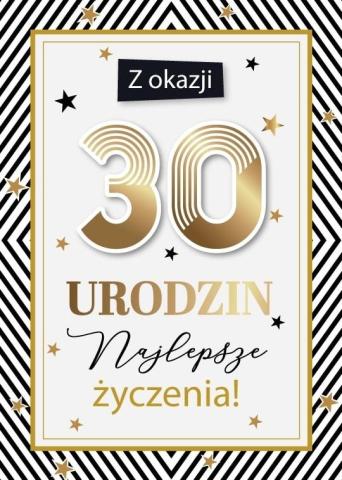 Karnet Urodziny 30