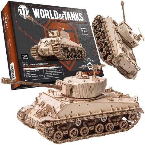 Puzzle Drewniane 3D - Sherman