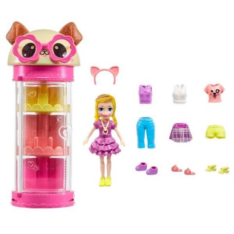 Polly Pocket Karuzelka stylu Piesek z lalką Polly