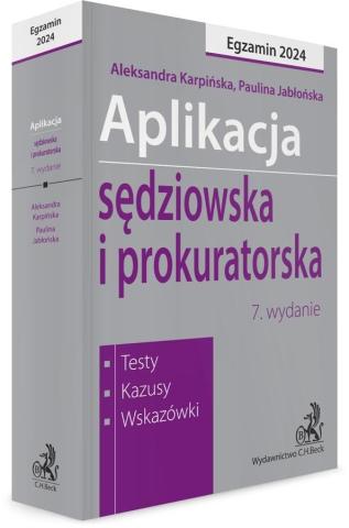 Aplikacja sędziowska i prokuratorska 2024