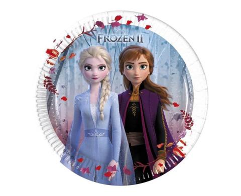 Talerzyki papierowe Frozen 2 Disney 20cm 8szt