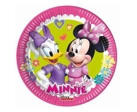 Talerzyki papierowe Minnie Happy Helpers 20cm 8szt