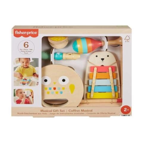 Fisher Price Drewniane instrumenty 6el