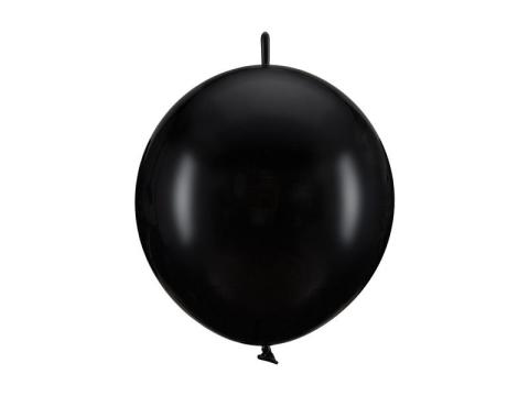 Balony z łącznikiem Pastel Black 28cm 20szt