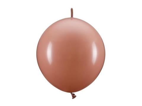 Balony z łącznikiem brudny róż 33cm 20szt