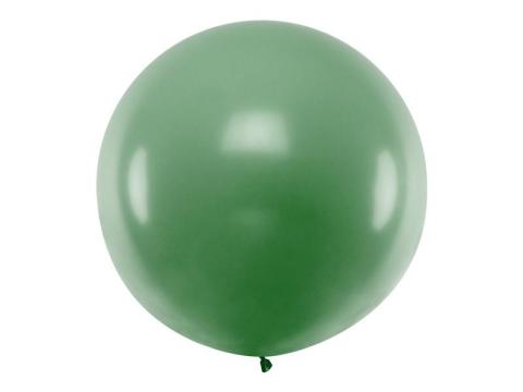 Balon okrągły Pastel Dark Green 1m