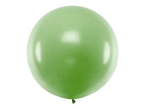 Balon okragły Pastel Green 1m