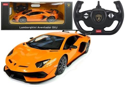 Lamborghini Aventador Rastar RC 1:14 pomarańczowy