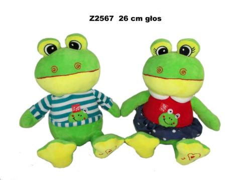 Żaba z głosem 26cm MIX