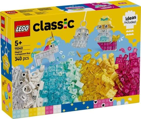 LEGO(R) CLASSIC 11040 Magiczny zestaw z przezroczyst