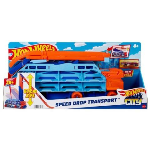 Hot Wheels City Transporter. Epicki zjazd 2w1