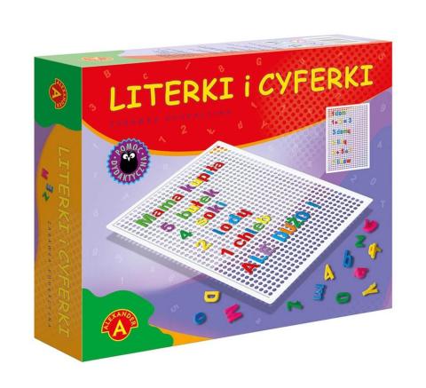 Literki i cyferki w pudełku ALEX