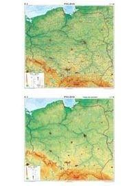 Mapa - Polska. Ogólnogeograficzna / do ćwiczeń