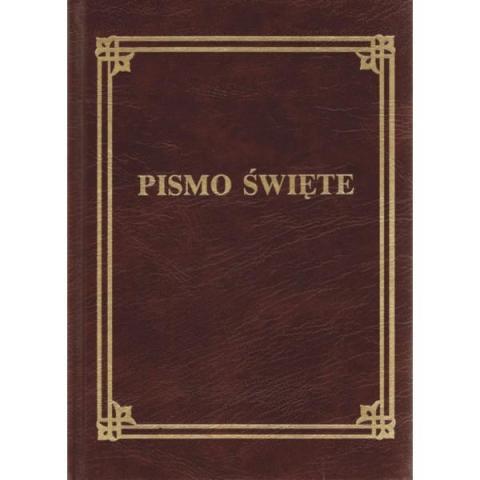 Pismo Święte Biblia Tysiąclecia skóra