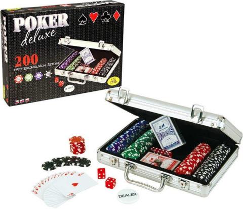 Poker Deluxe 200 żetonów ALBI