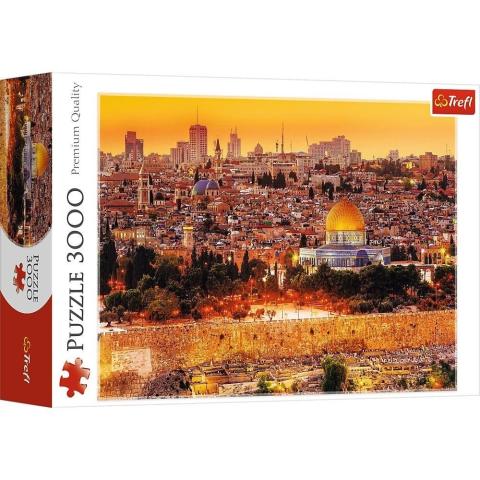 Puzzle 3000 Dachy Jerozolimy TREFL